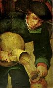 Pieter Bruegel detalj fran bondbrollopet oil